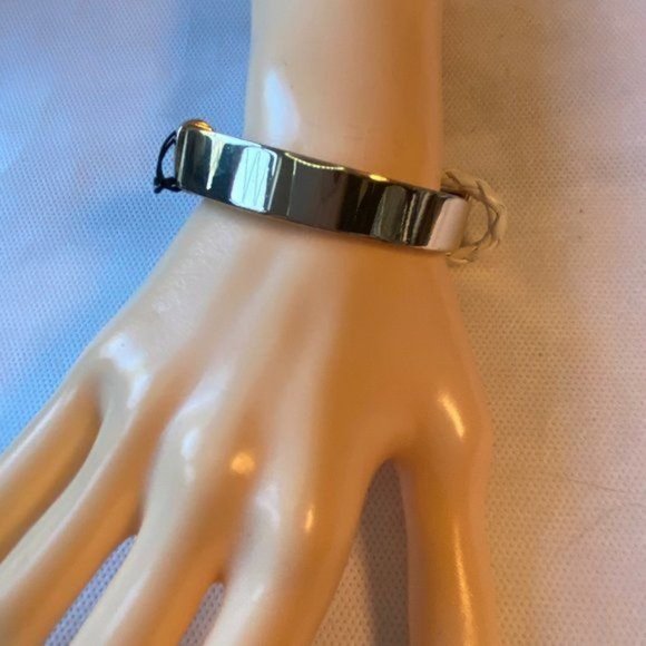 Sterling Forever Shine Bright Gold Bracelet with Rope - Picture 3 of 8